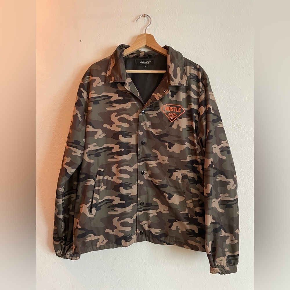 🍁50% Off Fall Sale EIGHTY EIGHT “Hustle” Camo Jacket